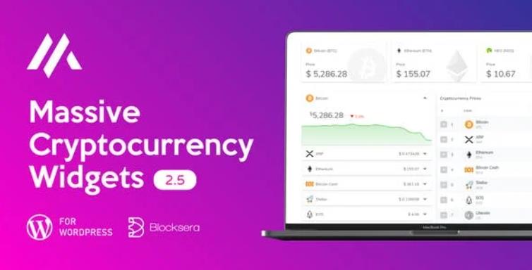 Massive Cryptocurrency Widgets – 虚拟货币实时价格行情小工具插件 – v3.2.2