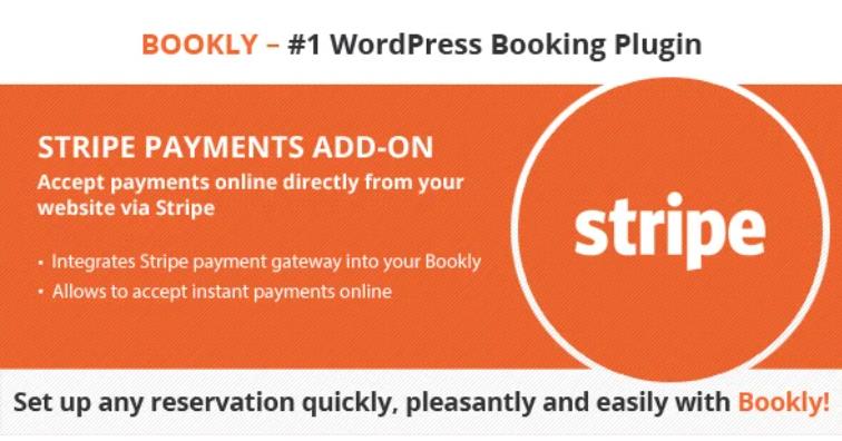 Bookly Stripe (Add-on) 预定支付扩展插件 – v3.7