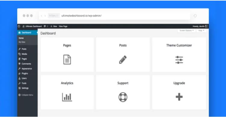 Ultimate Dashboard Pro – 自定义简化后台管理面板WordPress插件 – v3.6.3