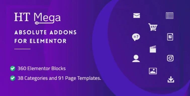 HT Mega Pro – Elementor 页面构建器扩展插件 – v1.4.2