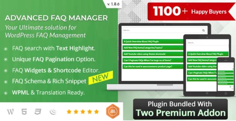 BWL Advanced FAQ Manager – 帮助说明书选项卡插件 – v1.8.6