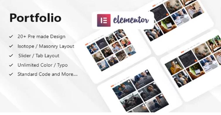 Portfolio Builder – Elementor 可视化作品展示插件 – v1.0.2
