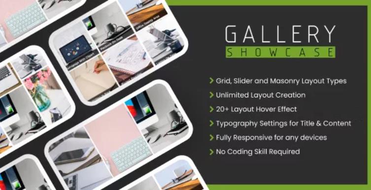 Gallery Showcase Pro for WordPress – 作品展示网格布局插件
