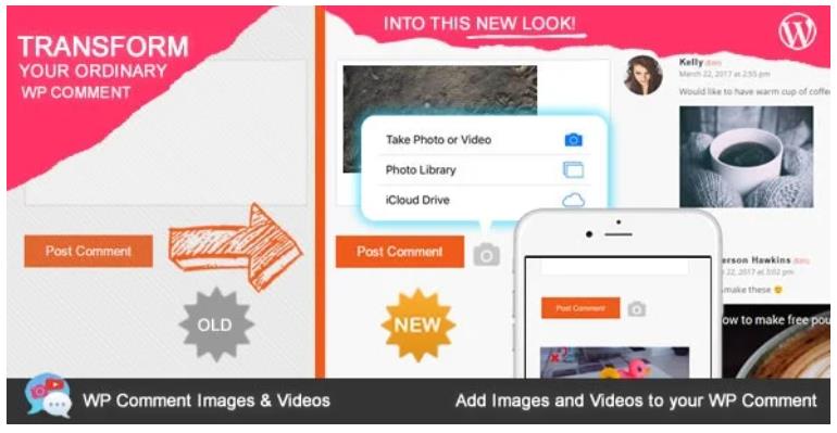 WP Comment Images and Videos – 评论转换突破视频插件 – v1.4