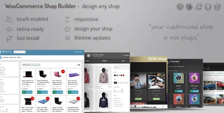 WooCommerce shop page builder 商店布局插件 – v2.27.7