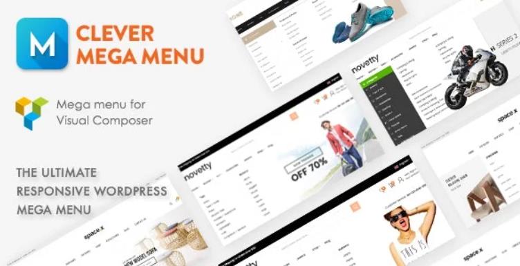 Clever Mega Menu for WPBakery Page Builder 可视化巨型菜单插件插件 – v1.0.12