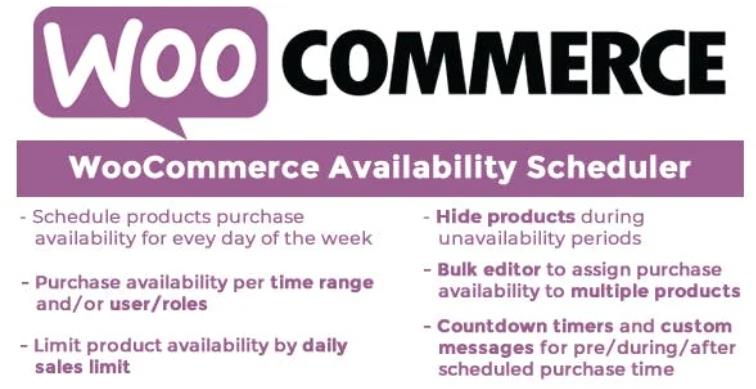 WooCommerce Availability Scheduler 可变商品属性管理 – v12.1