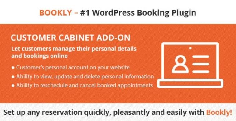 GDPR Solution – Bookly Customer Cabinet (Add-on) – v4.4