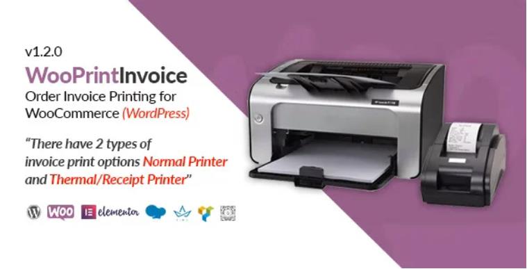 WooPrintInvoice – Order Invoice Printing for WooCommerce 订单发票打印插件 – v1.2.0