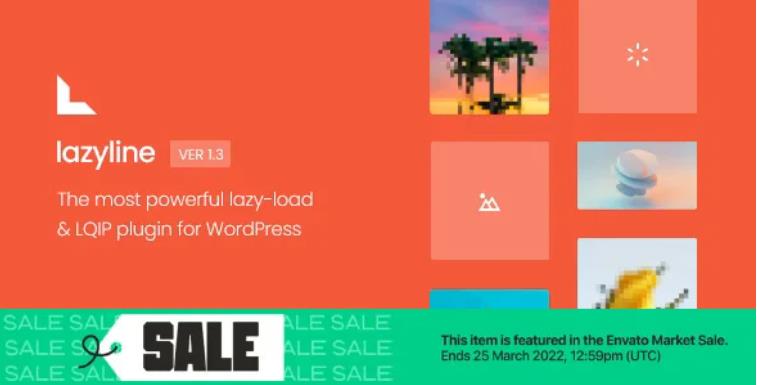 Lazyline – 创新延迟加载LQIP占位符WordPress插件 – v1.3.2
