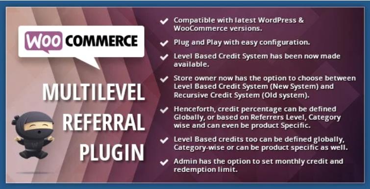 WooCommerce Multilevel Referral Affiliate Plugin – 营销推广转介返利插件 – v2.1.9