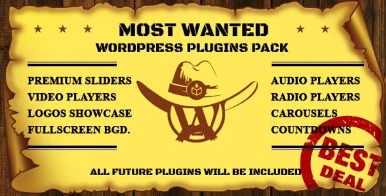 Most Wanted WordPress Plugins Pack – 多功能工具包插件 – v2.2