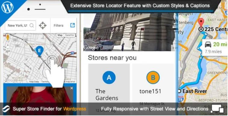 Super Store Finder – 商家定位地图标记插件 – v6.7