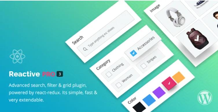 Reactive Pro – 高级搜索专业版WordPress插件 – v5.0.0