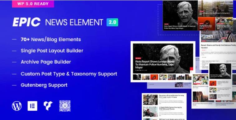 Epic News Elements 博客新闻编辑器 – v2.3.5