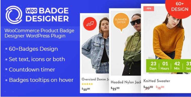 Woo Badge Designer – WooCommerce产品徽章设计师插件 – v4.0.1