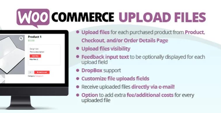 WooCommerce Upload Files 订单附件上传文件插件 – v66.7