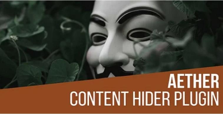 Aether Content Hider Plugin for WordPress – 内容隐藏插件