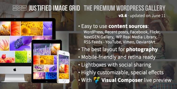 Justified Image Grid – 高级画廊WordPress插件 – v4.2.1