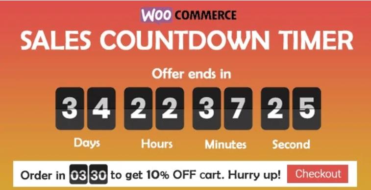 Checkout Countdown – WooCommerce 商品促销倒数计时器插件 – v1.0.7
