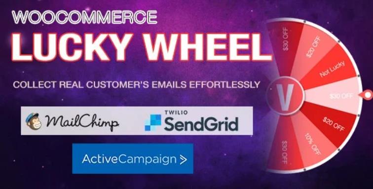 WooCommerce Lucky Wheel – 幸运大转盘抽奖WordPress插件 – v1.2.0