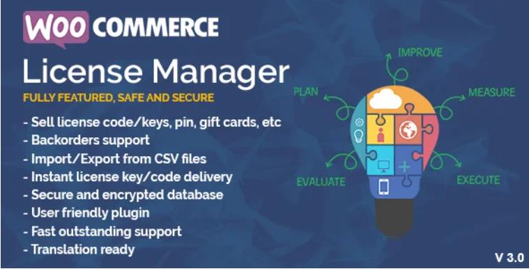 WooCommerce License Manager 销售许可证插件 – v4.4.7