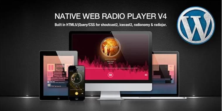 Native Web Radio – 网络播放器媒体播放WordPress插件 – v5.21.04.16