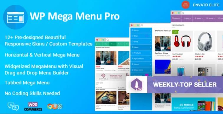 WP Mega Menu Pro – 响应式巨型菜单插件 – v2.1.7