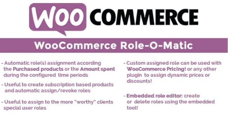 WooCommerce Role-O-Matic 不同角色不同价格动态定价插件 – v8.8