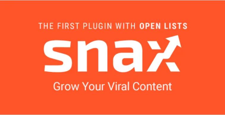 Snax – Viral Front-End Uploader 前端上传插件 – v1.92