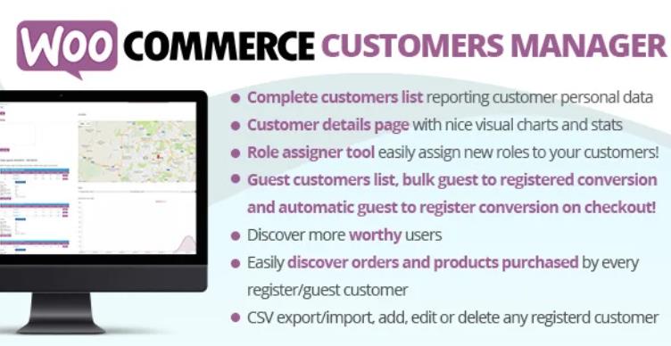 WooCommerce Customers Manager 扩展插件 – v28.0