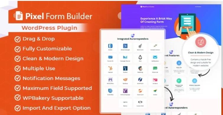 Pixel – 表单生成编辑构建 WordPress 插件 – v1.0.1