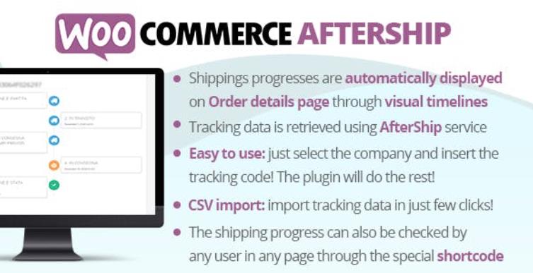 WooCommerce AfterShip 运单物流跟踪插件 – v8.8