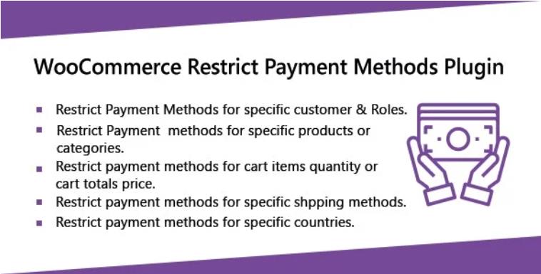 WooCommerce Restrict Payment Methods – 特定条线限制付款方式插件 – v1.0.3