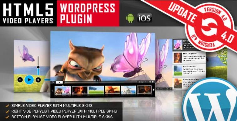 HTML5 Video Player – HTML视频播放WordPress插件 – v5.3.3
