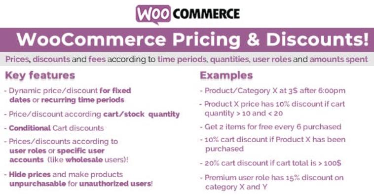 WooCommerce Pricing & Discounts! 商品折扣插件 – v13.8