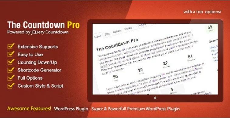 The Countdown Pro – 简单倒计时即将开始小工具插件 – v2.1.2