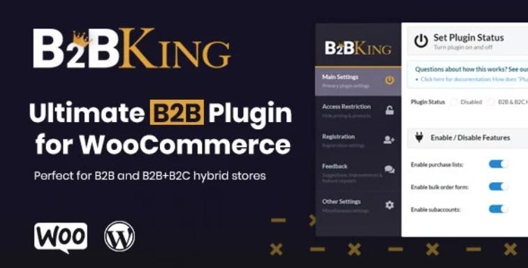 B2BKing – 终极批发B2B多商家WooCommerce插件 – v3.9.8