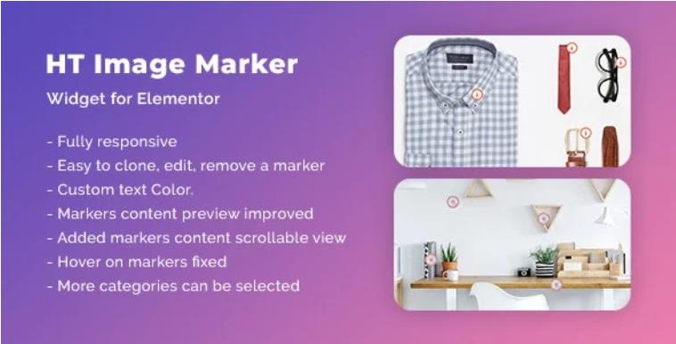 HT Image Marker for Elementor 可视化图像热点标记插件 – v1.0.3