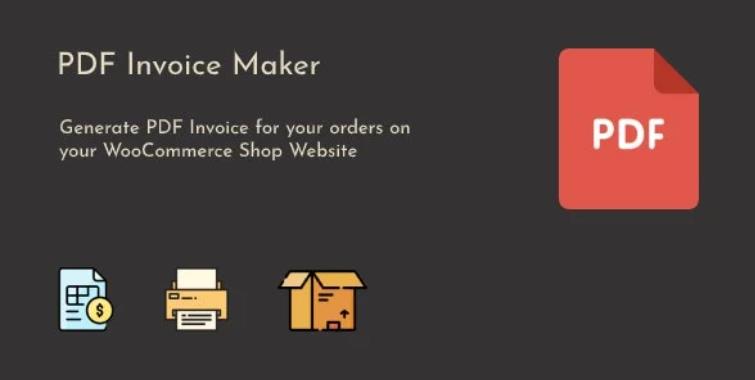 WooCommerce PDF Invoice Maker – 订单生成 PDF 发票插件 – v1.0.9
