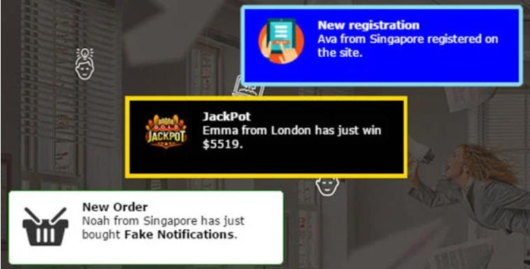 Fake Notifications – 商店通知信息WordPress插件 – v4.2.0