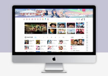 苹果CMSv10二次元卡通网站模板 带手机端模板