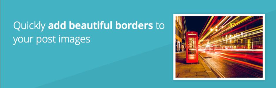 WP Image Borders 网站文章页图片实现带边框的阴影效果