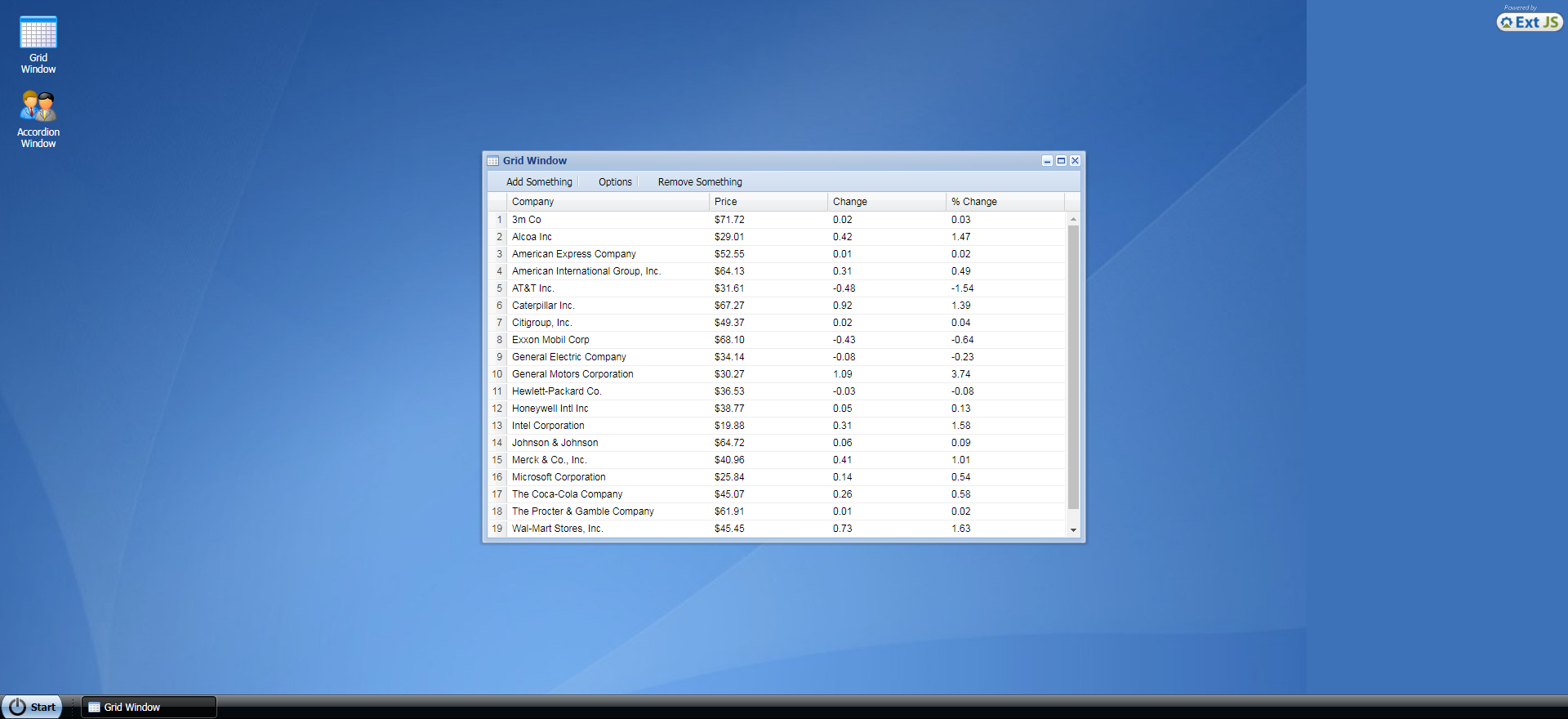 Ext 2.0 Desktop Sample App桌面版系统模板