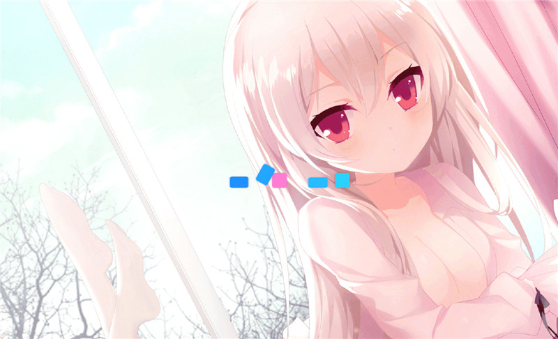 html随机二次元背景页面加载跳转模板