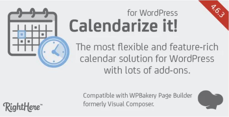 Calendarize it! 日历日程安排WordPress插件 – v4.9.995.100647