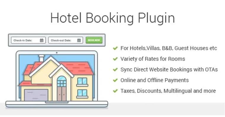 Hotel Booking – 酒店房产租赁预约约定WordPress插件 – v4.5.1