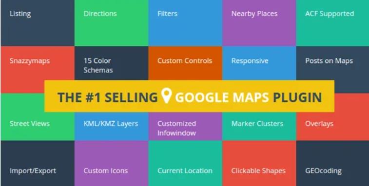 Advanced Google Maps 高级谷歌地图WordPress插件 – v5.4.1