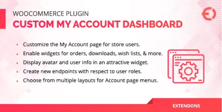 WooCommerce User Dashboard – Custom My Account Page – 自定义用户中心页面 – v1.1.0