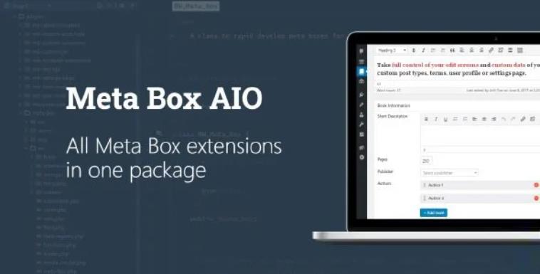 Meta Box AIO – 自定义 Meta 选项自定义字段插件 – v1.16.7